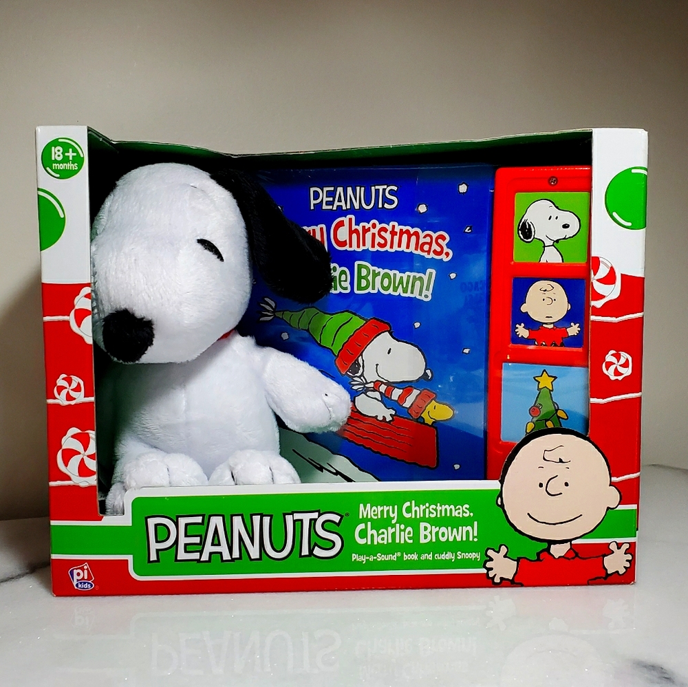 MERRY CHRISTMAS PLAY-A-SOUND & CUDDLY SNOOPY